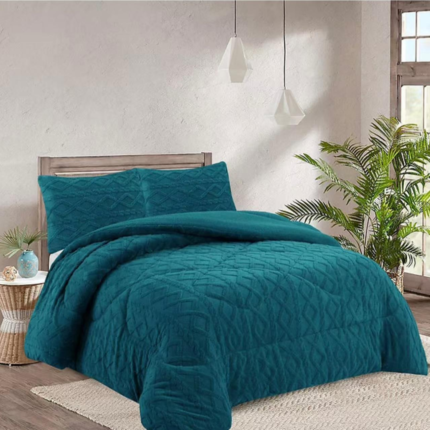 cobertor invierno trenzado 2 plazas